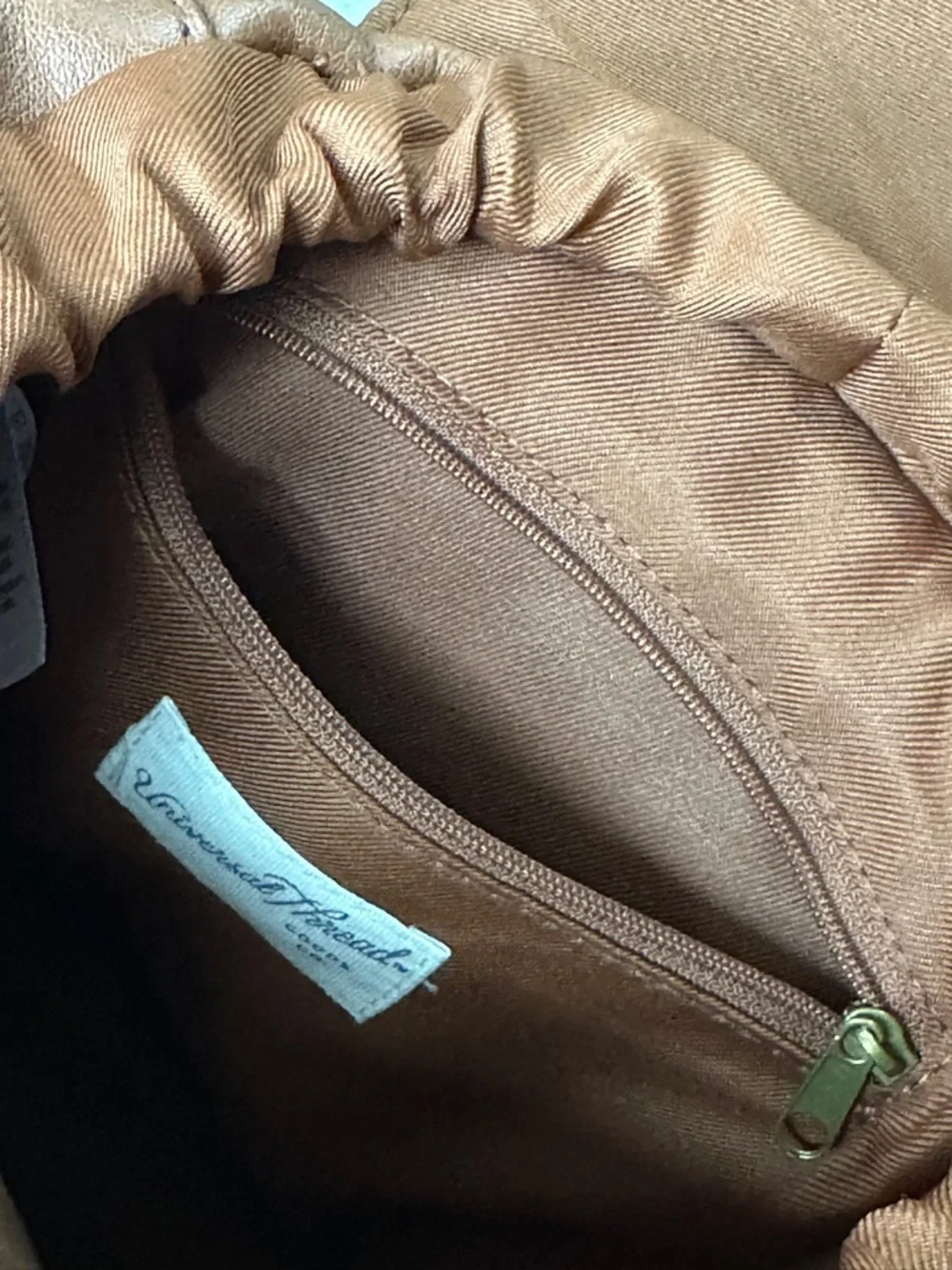 Universal Thread Brown Faux Leather Backpack Purse